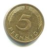 NĚMECKO. 5 Pfennig 1995/D