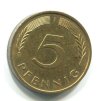 NĚMECKO. 5 Pfennig 1991/J