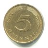 NĚMECKO. 5 Pfennig 1991/G