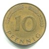 NĚMECKO. 10 pfennig 1972/G.
