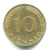 NĚMECKO. 10 pfennig 1972/F