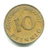 NĚMECKO. 10 pfennig 1969/D