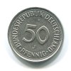 NĚMECKO. 50 Pfennig 1990/J