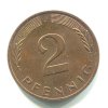 NĚMECKO. 2 Pfennig 1981/J