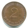 NĚMECKO. 2 Pfennig 1971/D