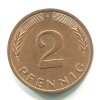 NĚMECKO. 2 Pfennig 1978/F