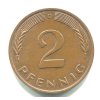 NĚMECKO. 2 Pfennig 1978/D
