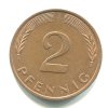 NĚMECKO. 2 Pfennig 1977/J
