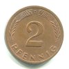 NĚMECKO. 2 Pfennig 1976/D