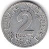 RAKOUSKO. 2 Groschen 1957.
