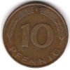 NĚMECKO. 10 Pfennig 1979/F