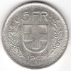 ŠVÝCARSKO. 5 franken 1967. Ag.