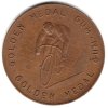 VELKÁ BRITÁNIE. Golden Medal Gum. Reklamní žeton. Cyklistika.
