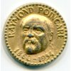 FRANCIE. Propagační žeton fy TOTAL. Raymond POINCARE.