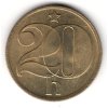 ČESKOSLOVENSKO. 20 haléřů 1982.