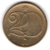 ČESKOSLOVENSKO. 20 haléřů 1975.