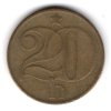 ČESKOSLOVENSKO. 20 haléřů 1977.