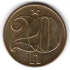 ČESKOSLOVENSKO. 20 haléřů 1984.
