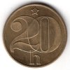 ČESKOSLOVENSKO. 20 haléřů 1989.