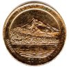 USA. 1/4 dollar 2010/D. Mount Hood. Pozlacený.
