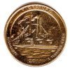 USA. 1/4 dollar 2011/D. Vicksburg. Pozlacený.