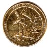 USA. 1/4 dollar 2016/D. Fort Moultrie. Pozlacený.