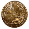 USA. 1/4 dollar 2015/S. Blue Ridge Parkway. Pozlacený.