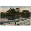 JINDŘICHŮV HRADEC. Zámek nad jezem. 1909.