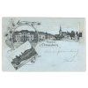 CHROUSTOVICE. 1899. Litografie.