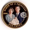 Tristan da Cunha. 1 crown 2014. Narození princezny 1926.