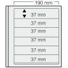 Listy Dual Blanko, 6 polí 37×190 mm - 6