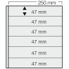 Vkládací listy Garant, 7 polí 40×250 mm - 4