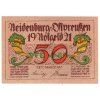 NEIDENBURG - Ostpreussen / Nidzica. 25, 50 Pfennig, 1 Mark 1921. 3 ks.