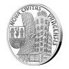 Stříbrná mince Praha - Nové Město (Vznik královského hlavního města Praha). 1 Oz. Proof.